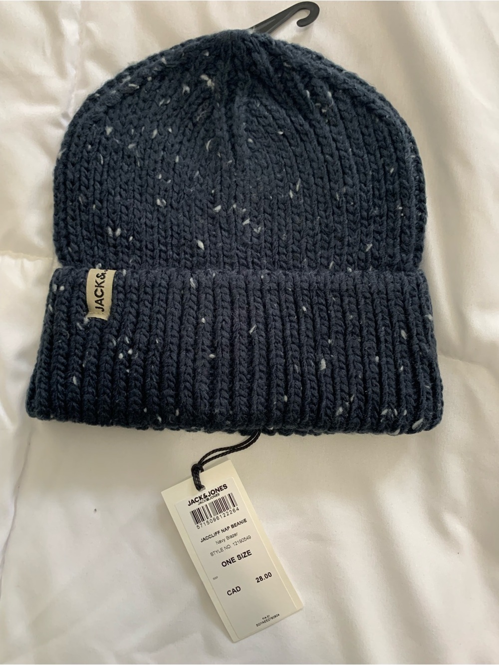 New Jack & Jones JACCLIFF NAP BEANIE One Size